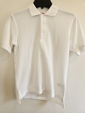 French Toast Boys Size L 10/12 School Uniform Short Sleeve Stretch Polo Shirt
