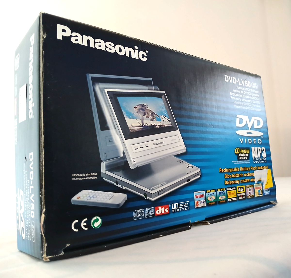 Panasonic ポータブルDVD CD プレーヤ DVD-LX97-S Panasonic