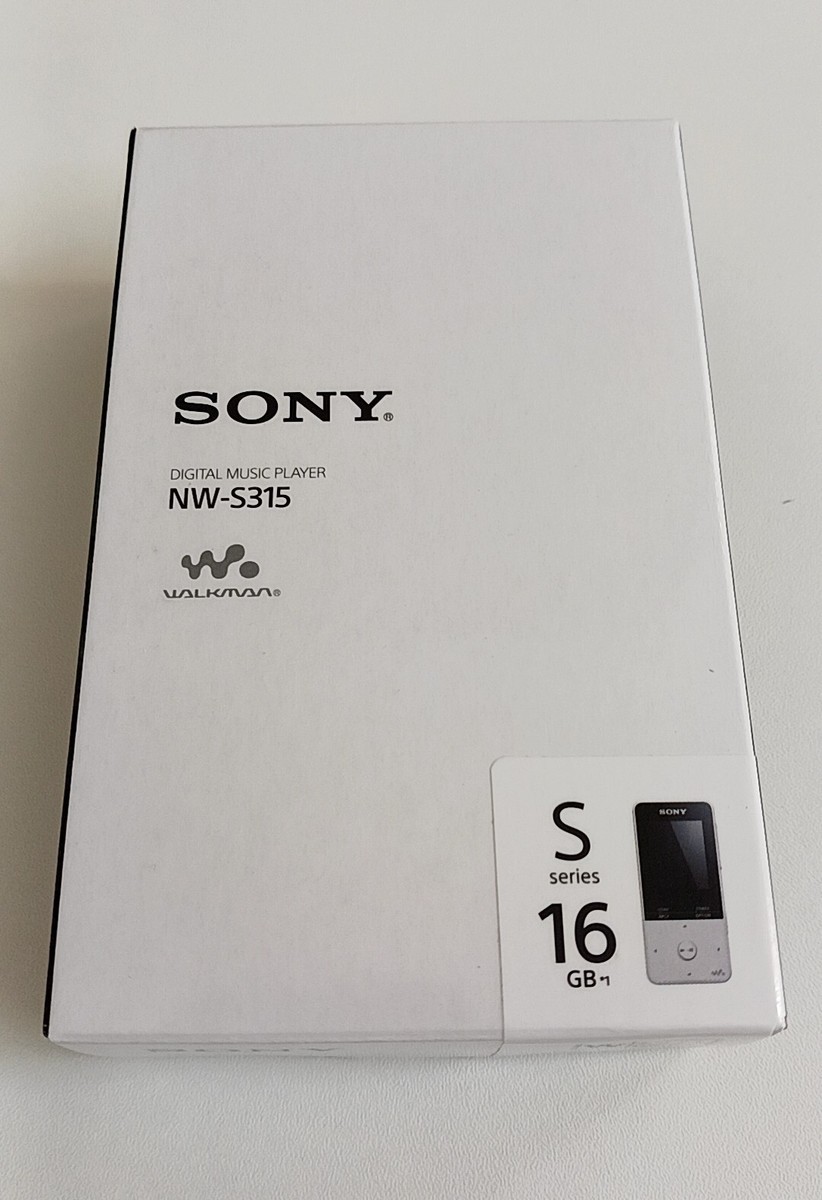 NEW SONY Walkman S Series 16GB NW-S315 Bluetooth White 43.5 NEW SONY Walkman S Series 16GB NW-S315 Bluetooth White 43.5