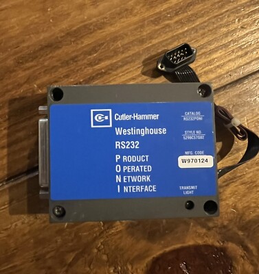 RS232PONI Cutler Hammer Product Operated Network Interface Module