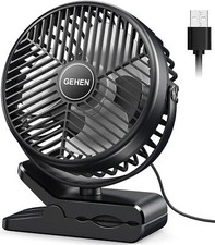 GEHEN 6 INCHES Personal Fan, Bedroom Clip on Fan Ultra Quiet Small Table Fan