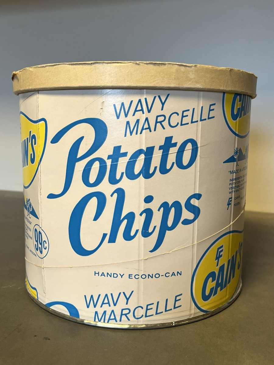 アンティーク缶 ヴィンテージ缶 ⑦ POTATO CHIPS Cain's Antique