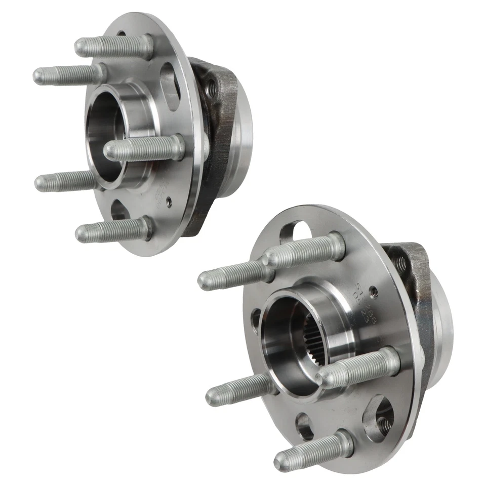 Par de cojinetes de bujes de cojinete de rueda delantera para Chevrolet Impala Equinox GMC Terrain Foto 3 de 4