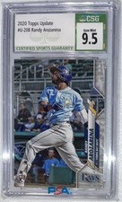 2020 Topps Update Series #U-208 Randy Arozarena Rookie RC - Graded CSG 9.5