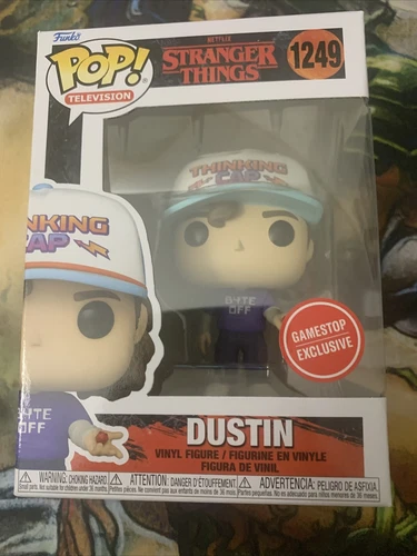 Funko Pop! Dustin #1249 GameStop Exclusive Stranger Things
