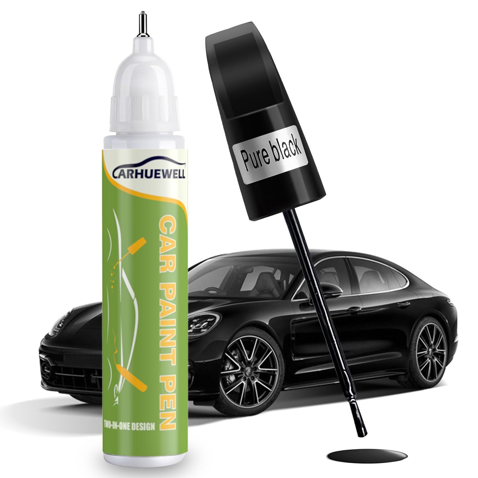 Black Touch Up Paint for Cars, Black Rim Scratch Remover Pen Automotive Wheel...