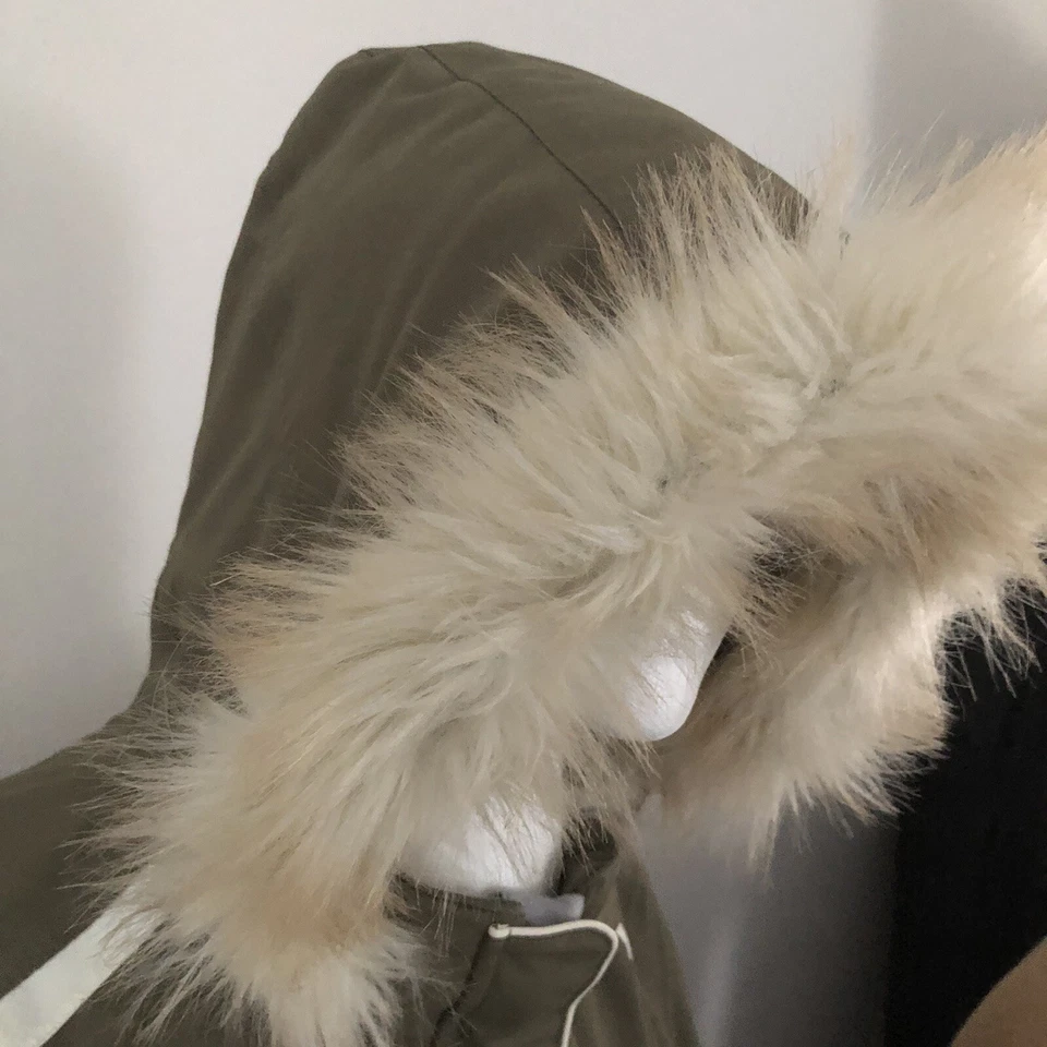 Chaqueta de esquí verde sunice para mujer talla grande estilo científico impermeable capucha desmontable Foto 4 de 4