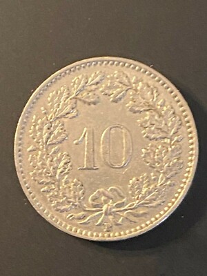 Kees ven Dongen、CHEVAL、海外版超希少レゾネ、新品額付 1958 Switzerland Confoederatio Helvetica 10 Rappen Coin | eBay