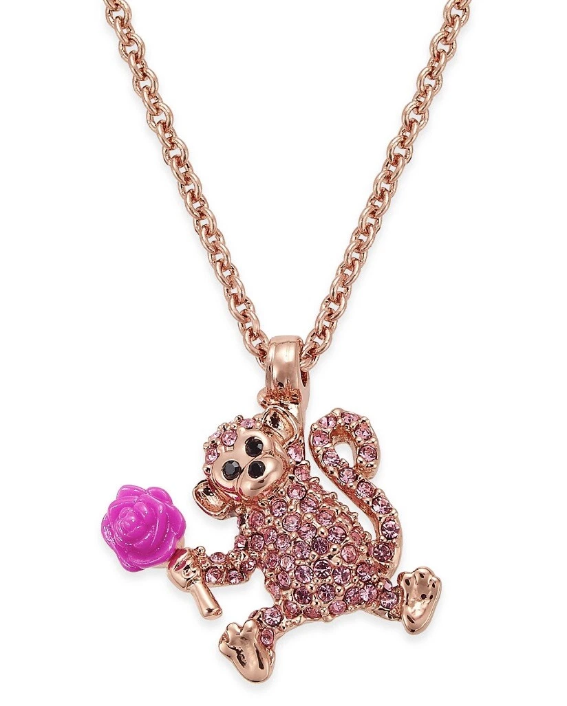 Kate spade on sale monkey necklace