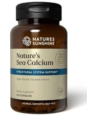 Nature's Sunshine Sea Calcium, 120 Capsules