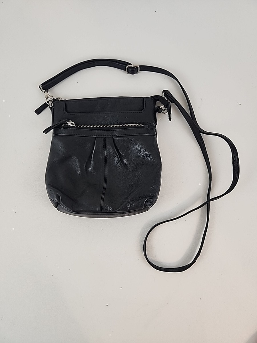 Great American Leather Works‎ Black Leather Cross Body Bag storage s-l400.jpg main image 3