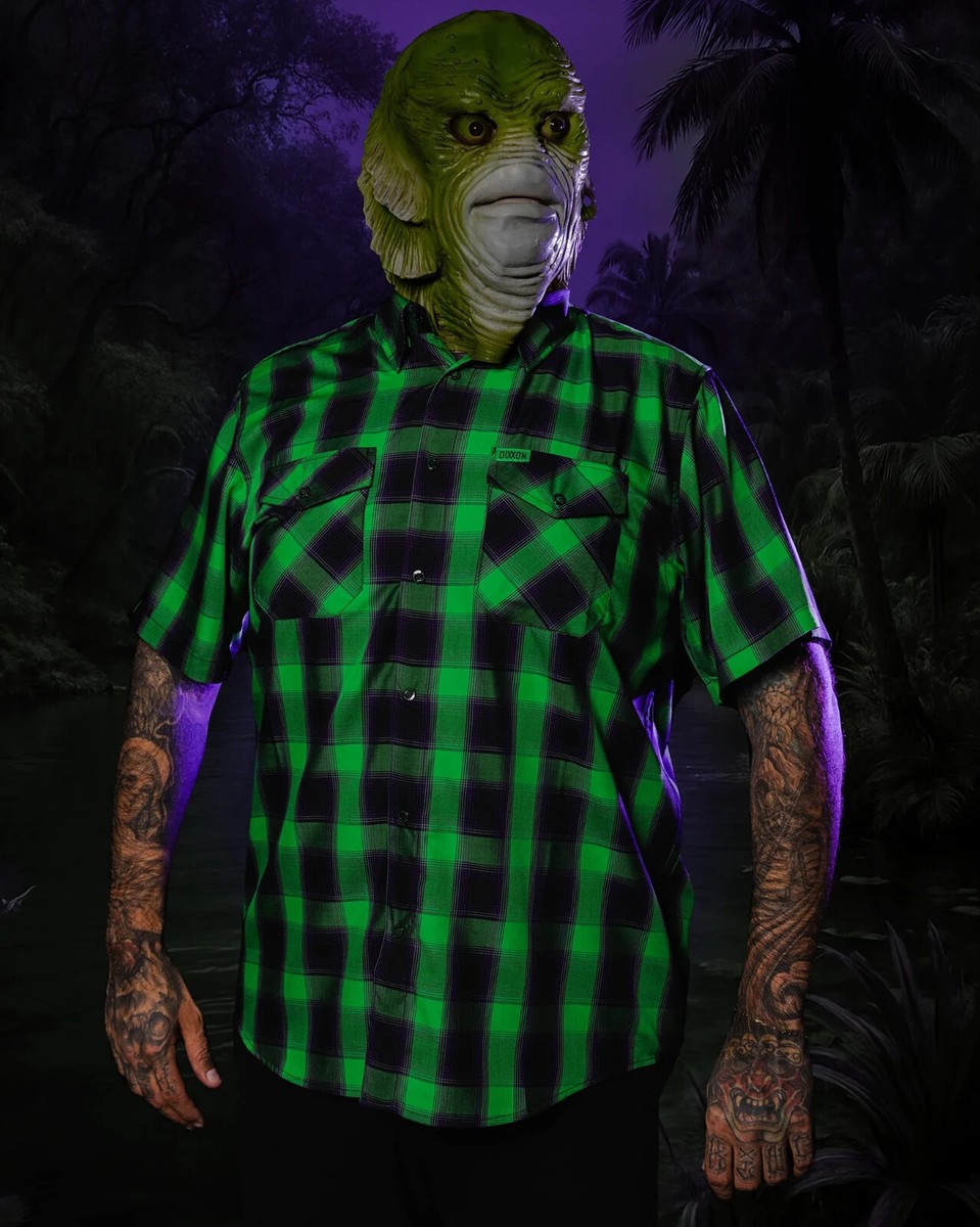 Dixxon Flannel Lagoon Sz L Creature from the Black Friday 13th