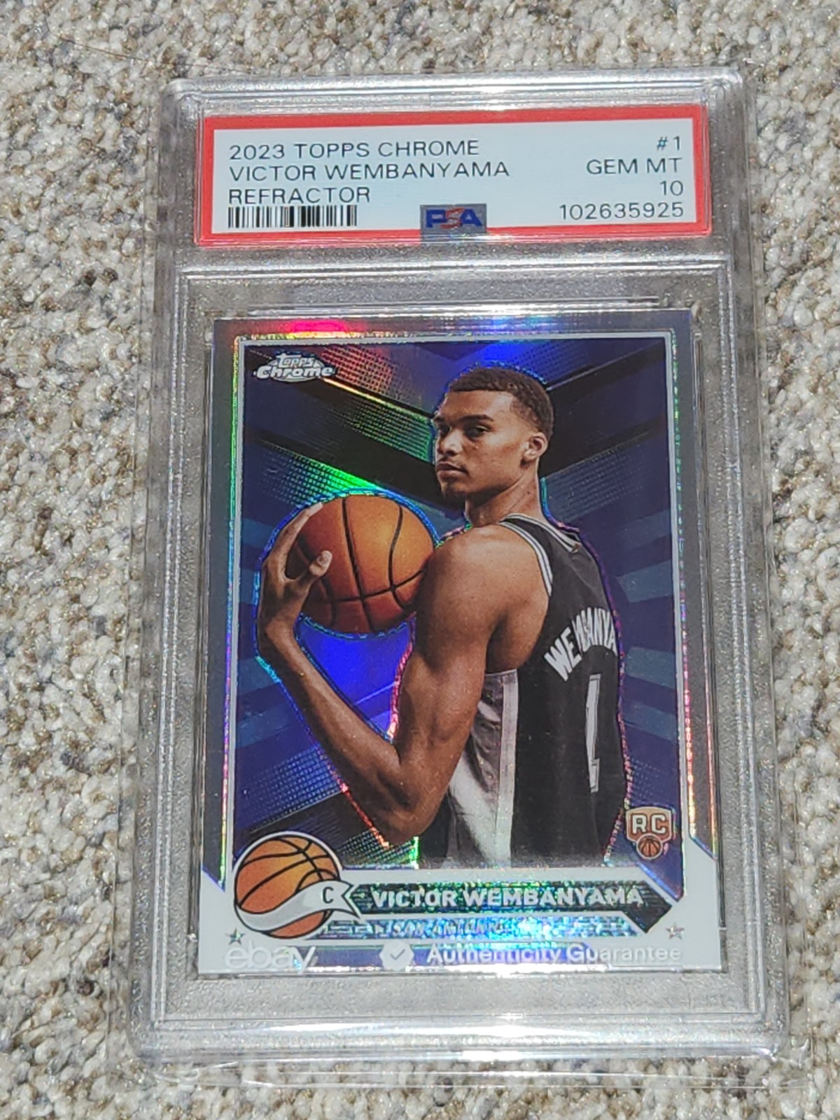 Victor Wembanyama 2023 Topps Chrome #1 Refractor Price Guide