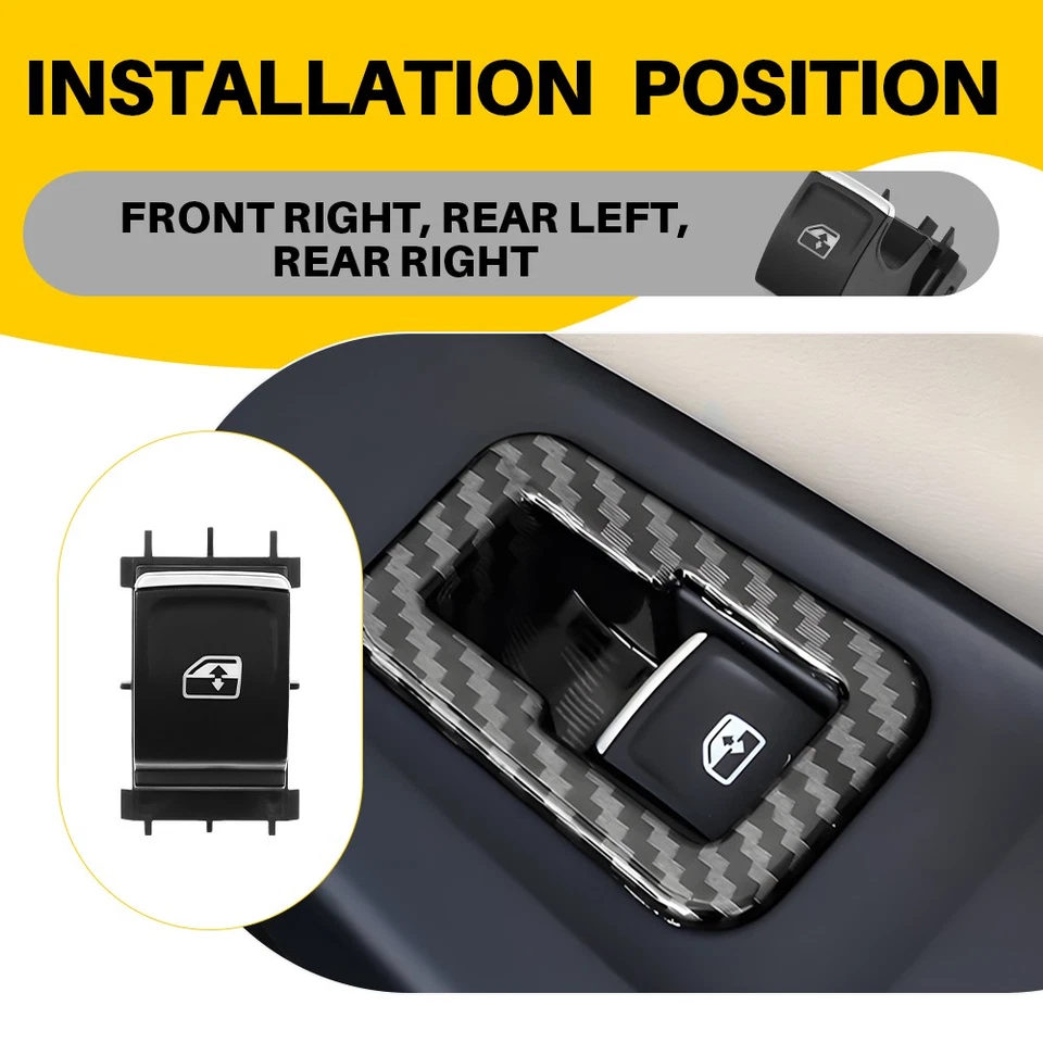 Interruptor de puerta eléctrico ventana para Volkswagen Golf Atlas GTI Tiguan Jetta 2016-2021 Foto 4 de 4
