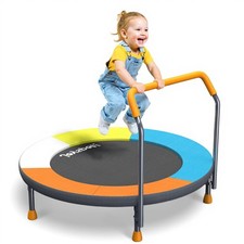 3FT Toddler Trampoline for Kids Ages 1-6, 36" Foldable Mini Trampoline with A...