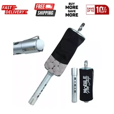 Golf Ball Shag Bag with Aluminum Tube & Handle for Ball Pick Up-Durable Zippered