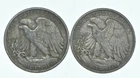 Sharp 50c 1945 1943 Walking Liberty Half Dollar - Collection Lot *705