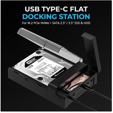 USB 3.2 Type-C Docking Station - Tool-Free Installation