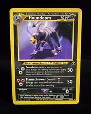 Pokémon TCG - HOUNDOOM - 23/75 - RARE - UNLIMITED - NEO DISCOVERY 2001 - HP/DMG on eBay