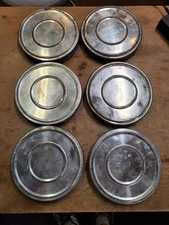 Lot of 6 Vintage 7 inch 16mm 400 foot Metal Film Reel Canister Tins, Empty