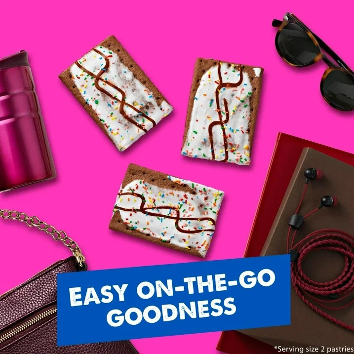 Pop-Tarts Frosted Hot Fudge Sundae Toaster Pastries, Shelf-Stab, 27 Oz,16 count