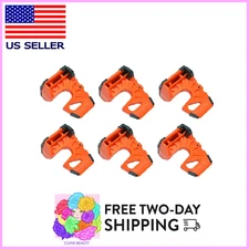 Wedge-It - The Ultimate Door Stop - Orange (6 Pack)