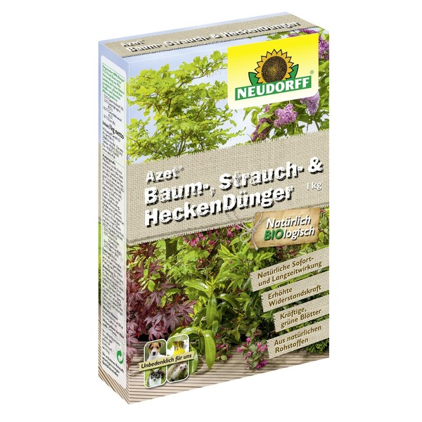 Neudorff Azet Baum- Strauch- Und HeckendüNger 1 Kg Hecke DüNger SträUcher BäUme-image