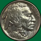 1925 Buffalo Nickel Almost Uncirculated AU Coin #39855