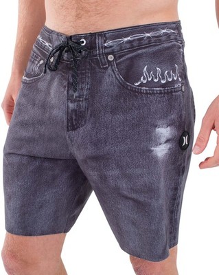 HURLEY Boardshort Bademode Badehose PHANTOM ECO DENIM 18 Boardshort 2025 black