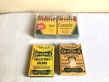 Mixed Lot Of 3 Binney Smith Limited Edition Crayola Crayons Brilliant Colors