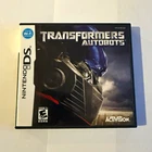 Activision Transformers: Autobots Nintendo DS Action-Adventure Game (2007) CIB