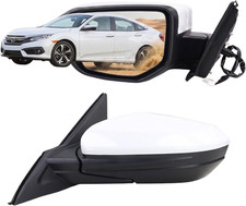 Left Driver Side Door Mirror for 2016-2021 HONDA CIVIC LX SE Sport with Power Mi