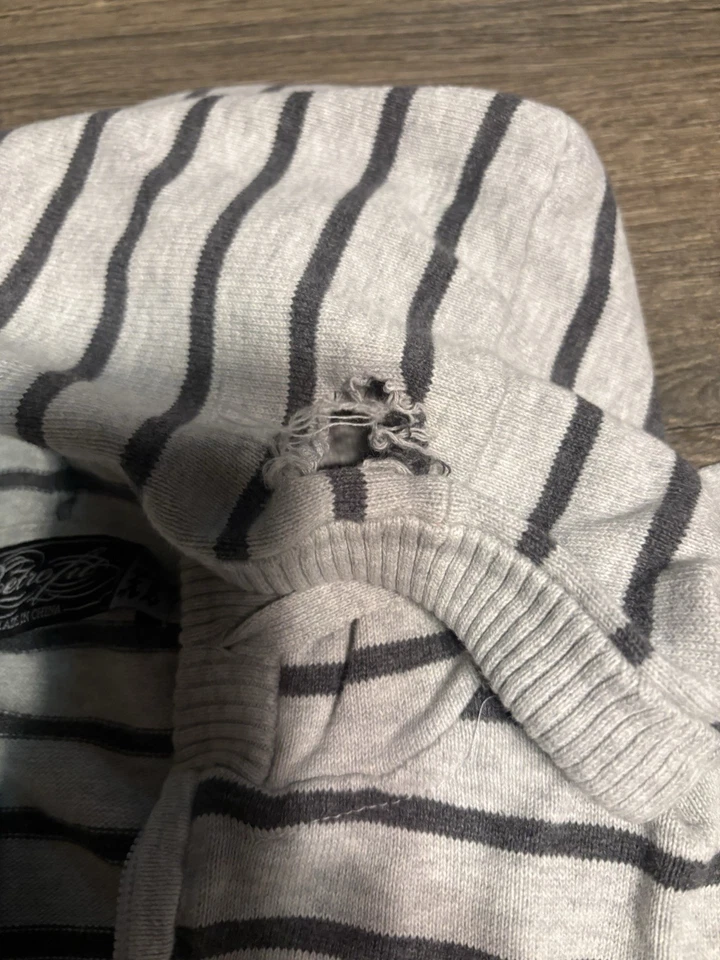 Sudadera con Capucha O’Neill De Colección Para Hombres XL Cremallera Completa Grunge Y2K Surf Gris Gráfico Línea Sherpa Foto 4 de 4