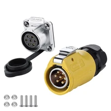 CNLINKO LP-20 Industrial Waterproof Connector IP68 Circular 7 PIN 