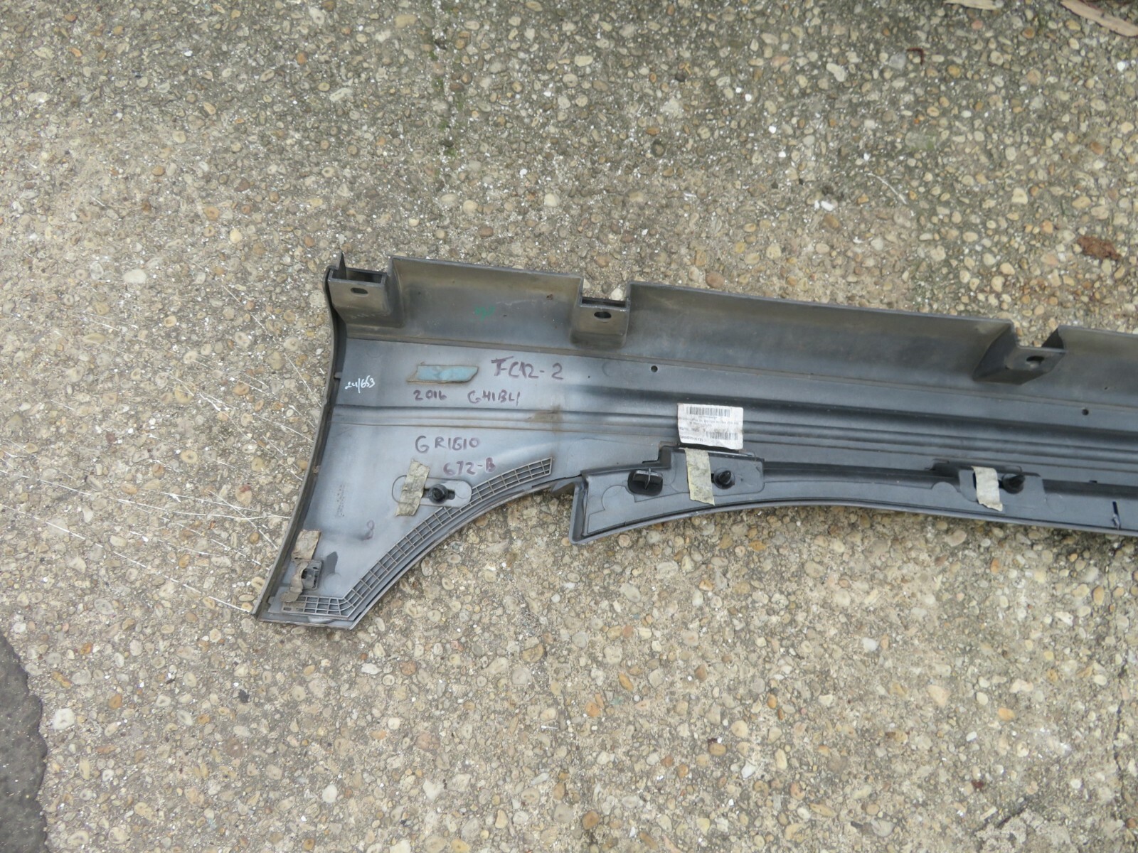 2014-2017 MASERATI GHIBLI PASSENGER SIDE LOWER SKIRT ROCKER PANEL COVER OEM