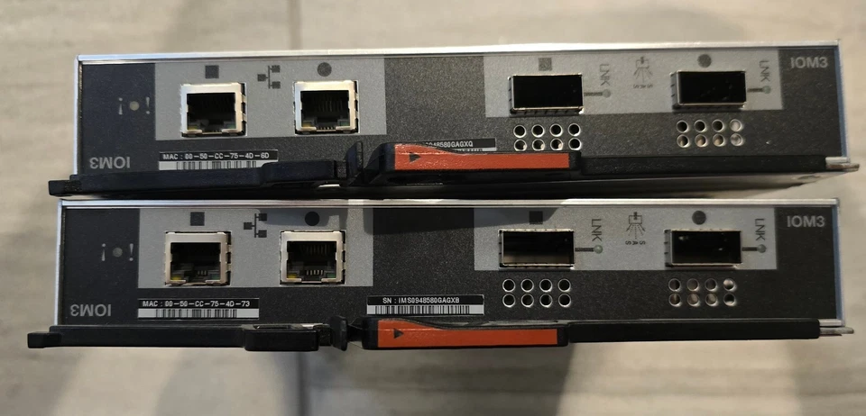 LOT 2 - NetApp IOM3 SAS Controller Module NA P/N: 111-00569+A2 Tested Working - Image 3 of 4