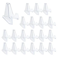 20Pack Acrylic Easel Set for Sports Trading Cards Baseball Card Display Stand