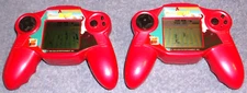 1999 MGA MEGA MOTION SOCCER ELECTRONIC GAMES RED - CONNECTABLE W/ CABLE - NICE