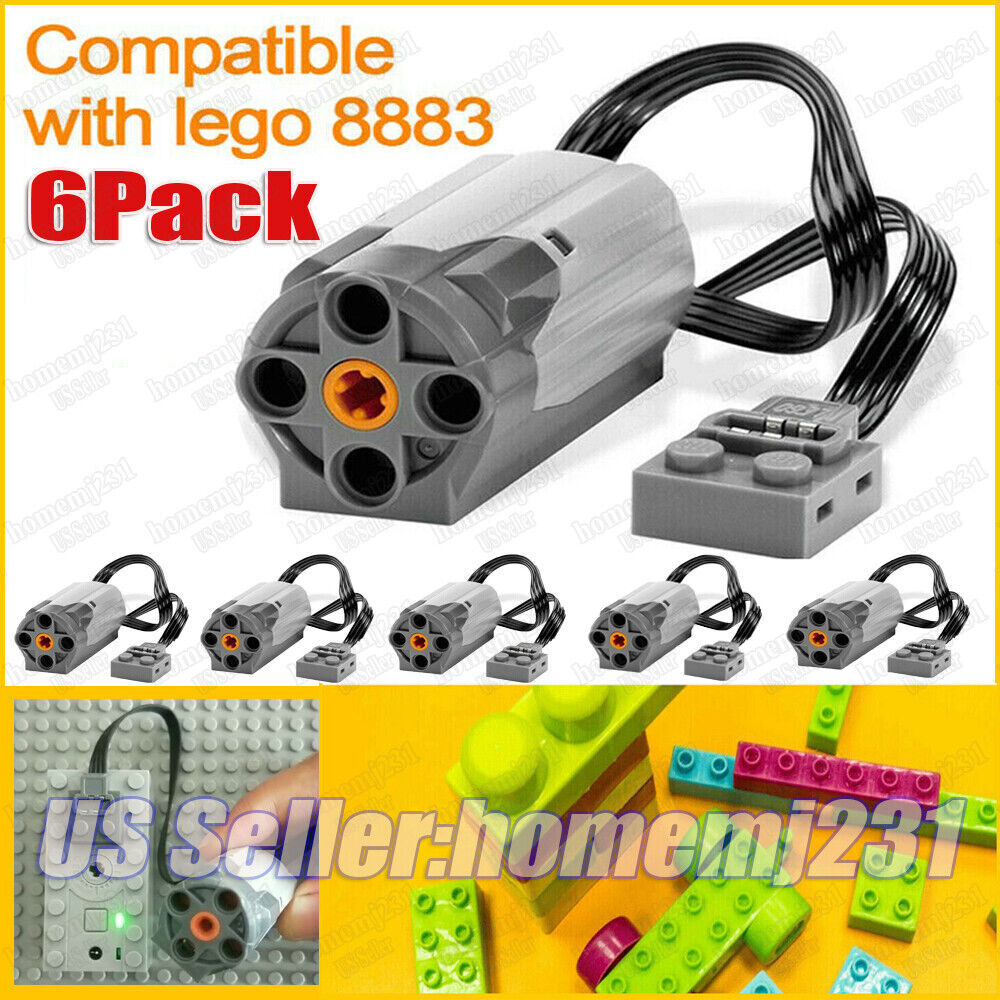 6x Compatible 8883 Power Functions M Motor For Lego Technic