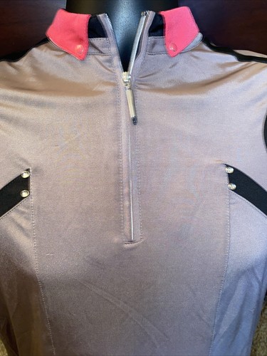 NWT JAMIE SADOCK Women's 1/4 Zip Golf Top Multicolor Size Medium - Picture 3 of 6