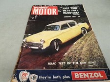 Jan 1957 MODERN MOTOR Mag Dauphine Gazelle Minx 57 CHEV Terraplane