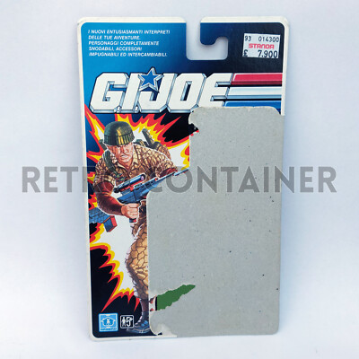 Vintage GI JOE G.I. Joe - Fullcard Card - 1990 Ambush ITALIENISCH Full Card