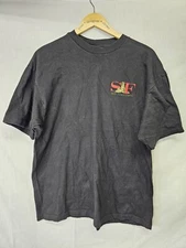 Vtg San Fransisco Tee Shirt Size XL Men's Black Golden Gate Bridge Embroidered