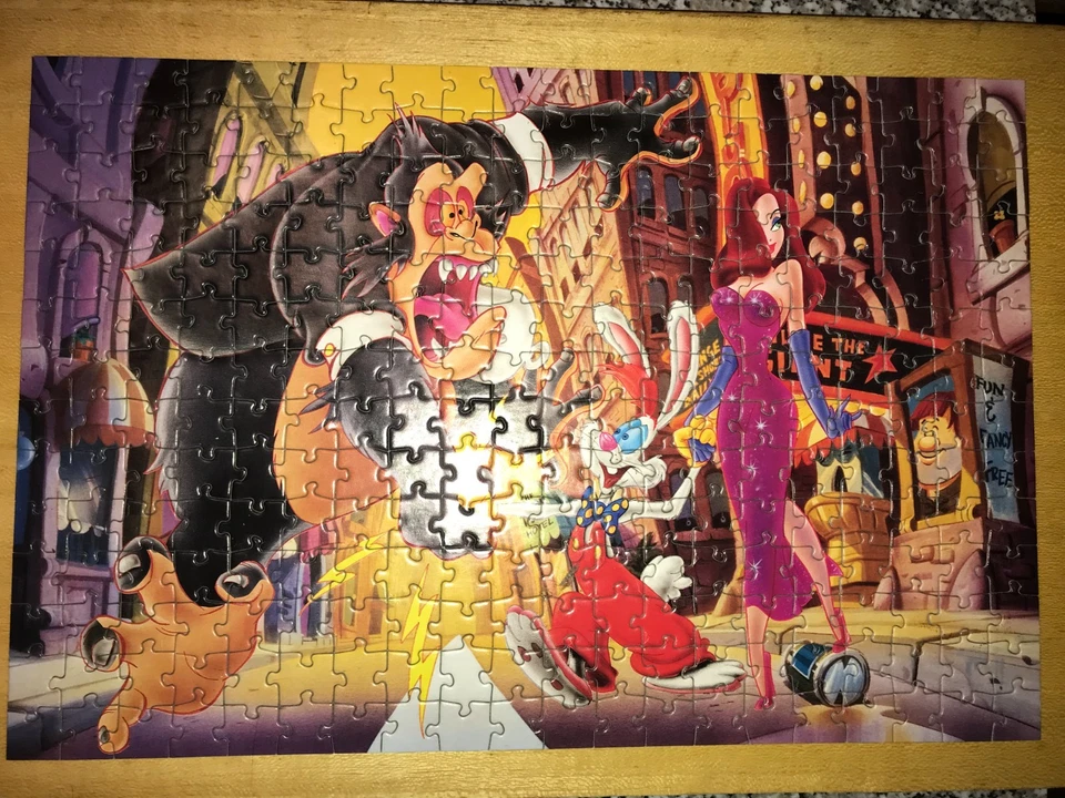 Puzzle Schmidt "ROGER RABBIT IN TOONTOWN" 280 pezzi vintage - Immagine 2 di 4
