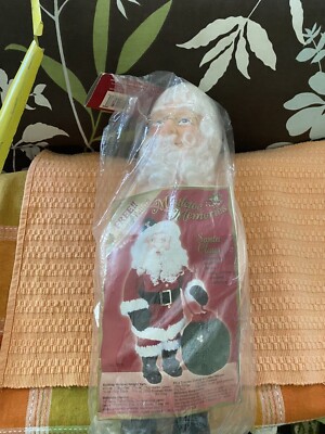 Vintage Mistletoe Memories Christmas Santa Claus Doll for Crochet new in package