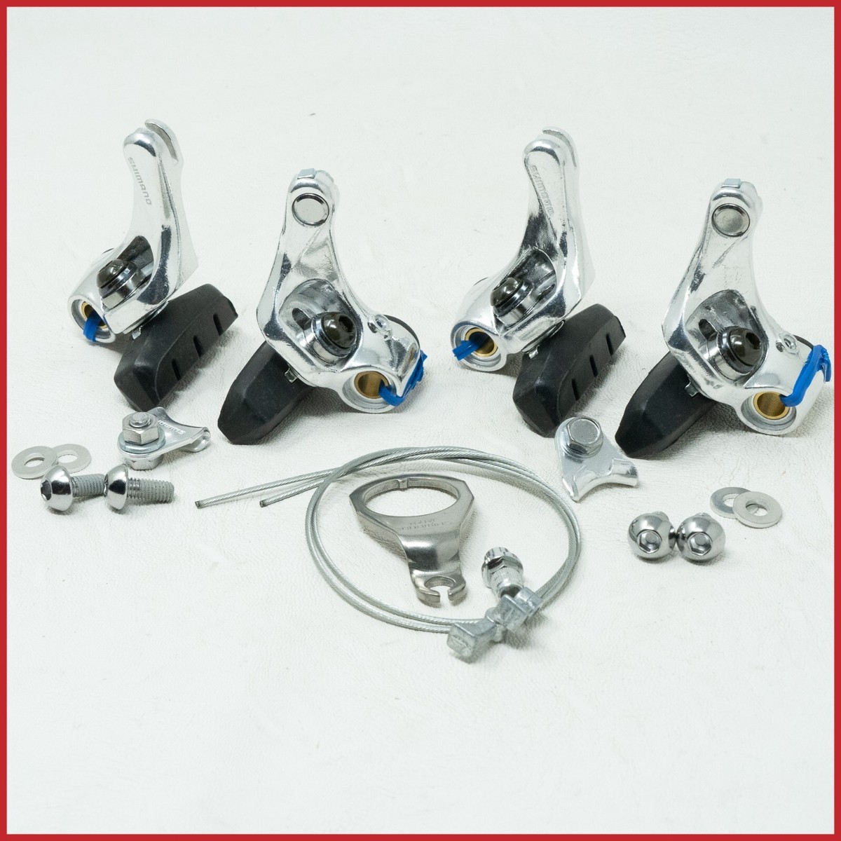 NOS SHIMANO EXAGE 500 LX BR-M454 CANTILEVER BRAKE OLD MOUNTAIN BIKE MTB  SILVER