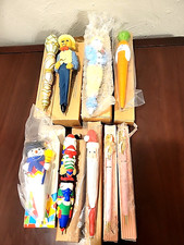 Lot of 9 Avon Collectible Pens Faberge Egg Santa Snowman Cat Dog Breast Cancer