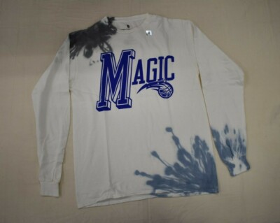 ジャンクフード メンズ Tシャツ 長袖 ロンT Orlando Magic Junk Food Tie-Dye Long Sleeve T-Shirt - White Junk Food Mens NBA Orlando Magic Basketball Long Sleeve Tie Dye