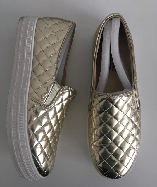 skechers quilted slip on