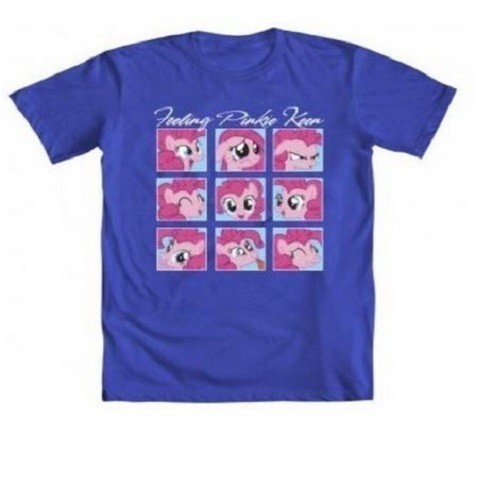 T shirt uomo My Little Pony Feeling Pinkie Keen con licenza NUOVA